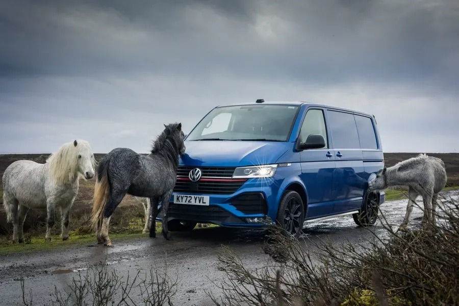 VW Transporter — Shropshire moorland